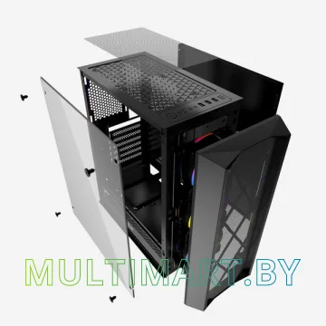 Корпус Powercase Rhombus X3 Mesh (CMRMX-L3) картинка 5